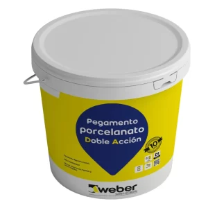 WEBBER ADHESIVO PORCELANATO DOBLE ACCIÓN 25 KG