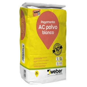 WEBBER ADHESIVO AC BLANCO 20 KG