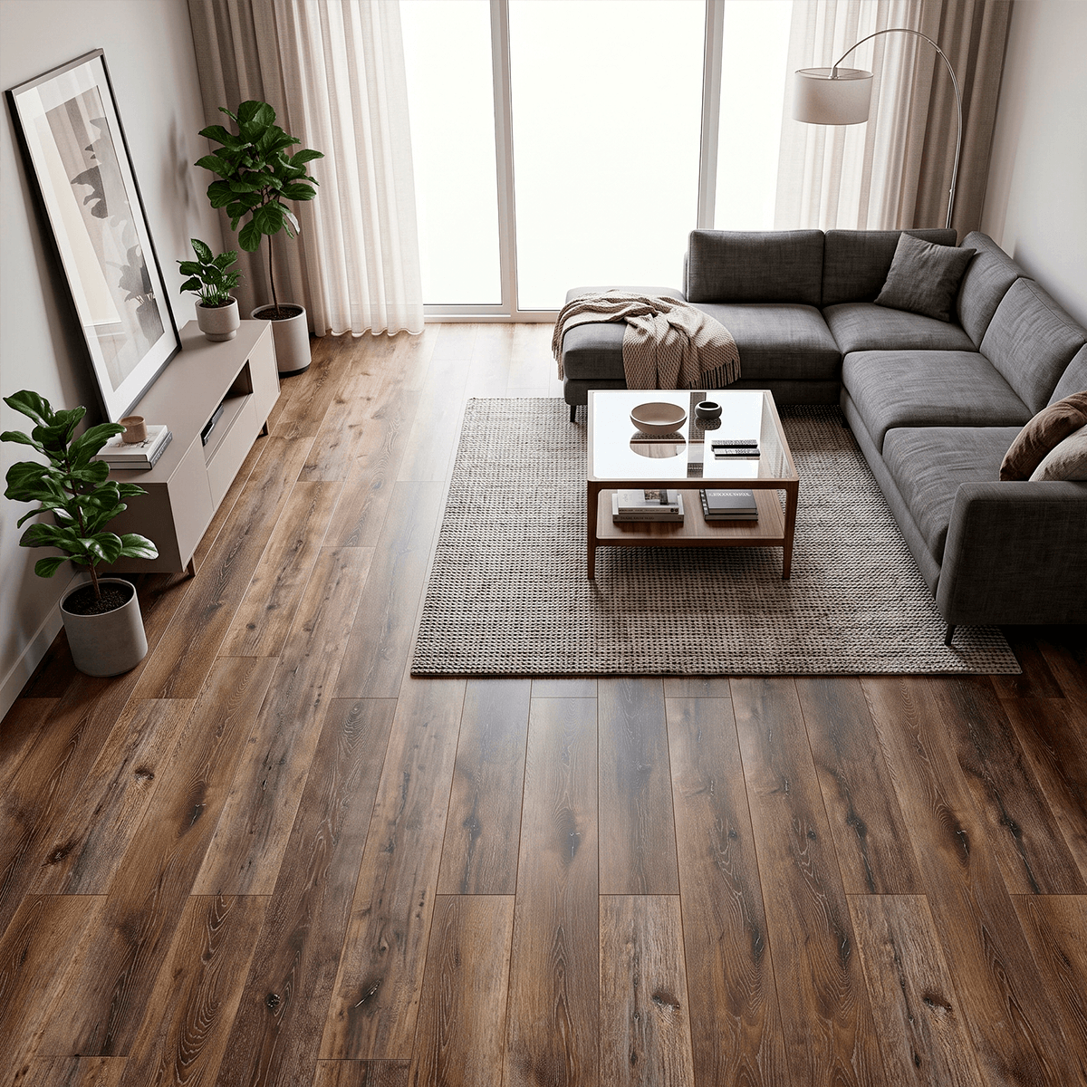 PISO FLOTANTE BROWN