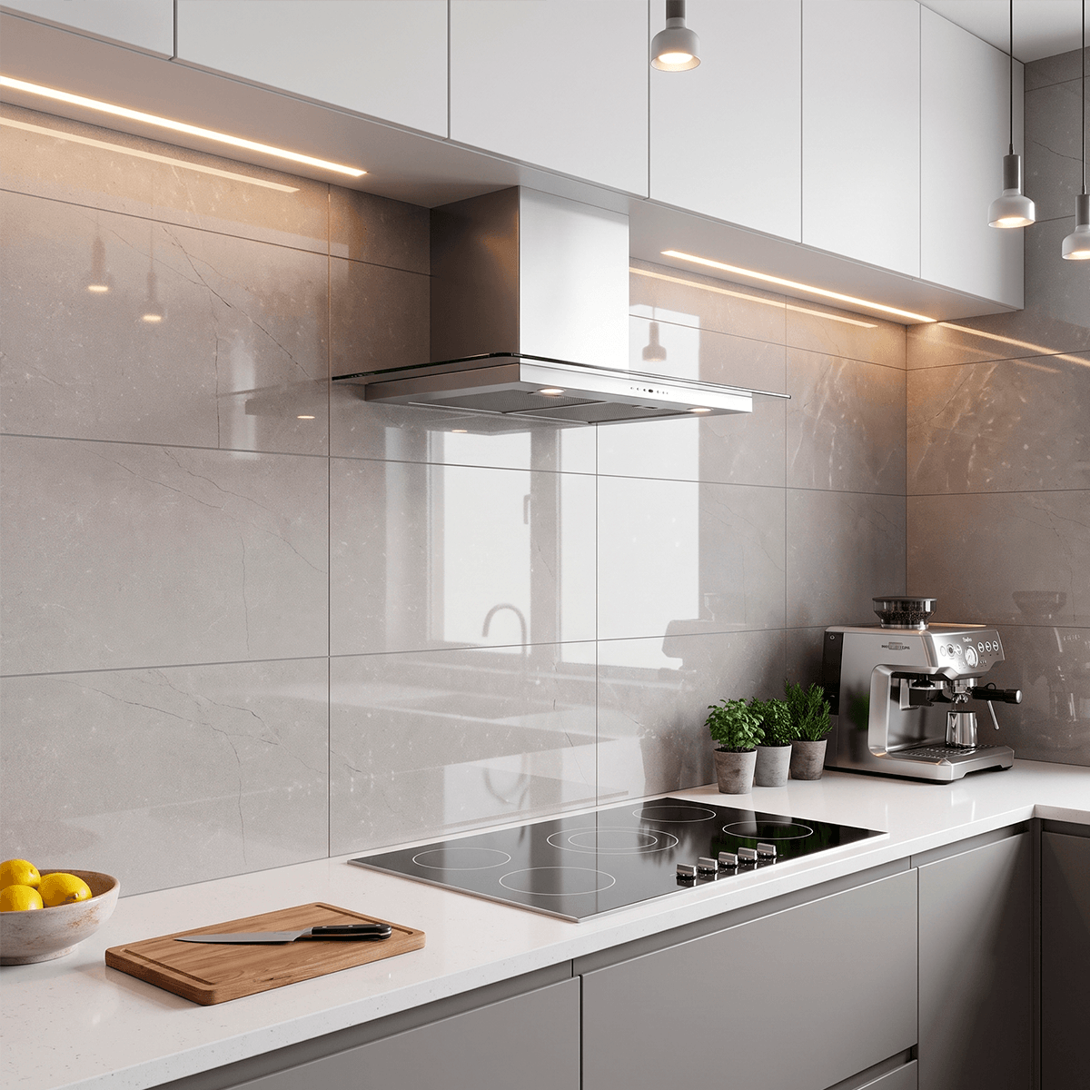 PORCELANATO MARMOL CINZA