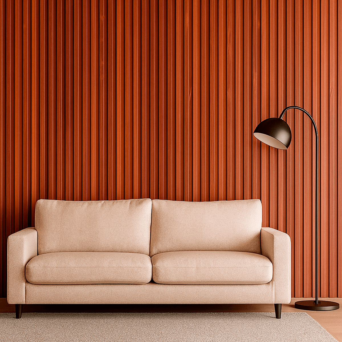 WALL PANEL WPC CAOBA