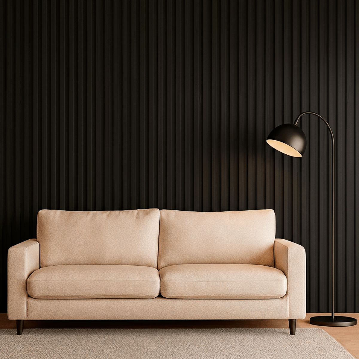 WALL PANEL WPC NEGRO EBANO