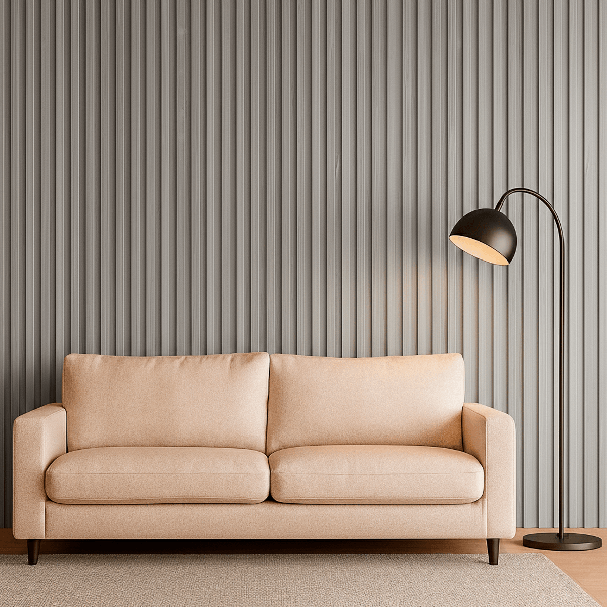 WALL PANEL WPC NOGAL GRIS