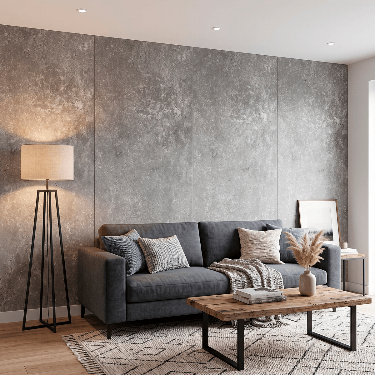 PANEL PVC GRIS MATE