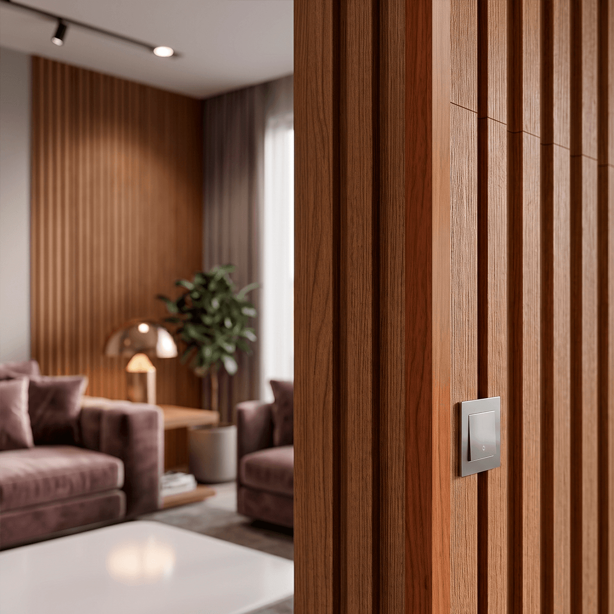 ANGULO WALL PANEL CAOBA