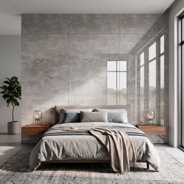 PANEL PVC GRIS BRILLANTE