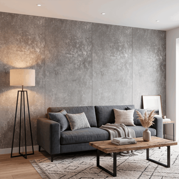 PANEL PVC GRIS MATE