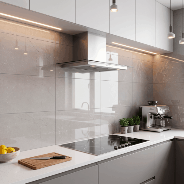 PORCELANATO MARMOL CINZA