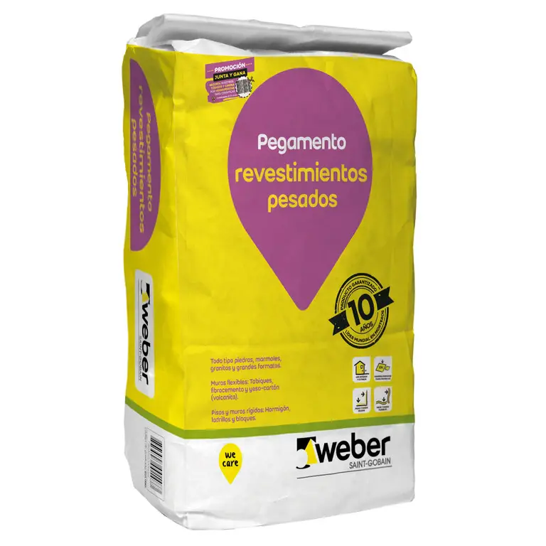 WEBER ADHESIVO REVESTIMIENTOS PESADOS X 25 KG POLVO