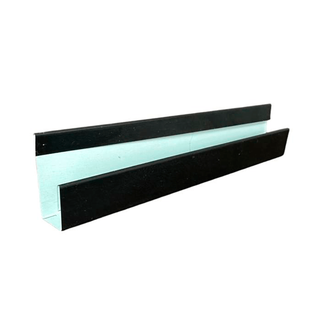 PERFIL J METAL SIDING NEGRO 3M