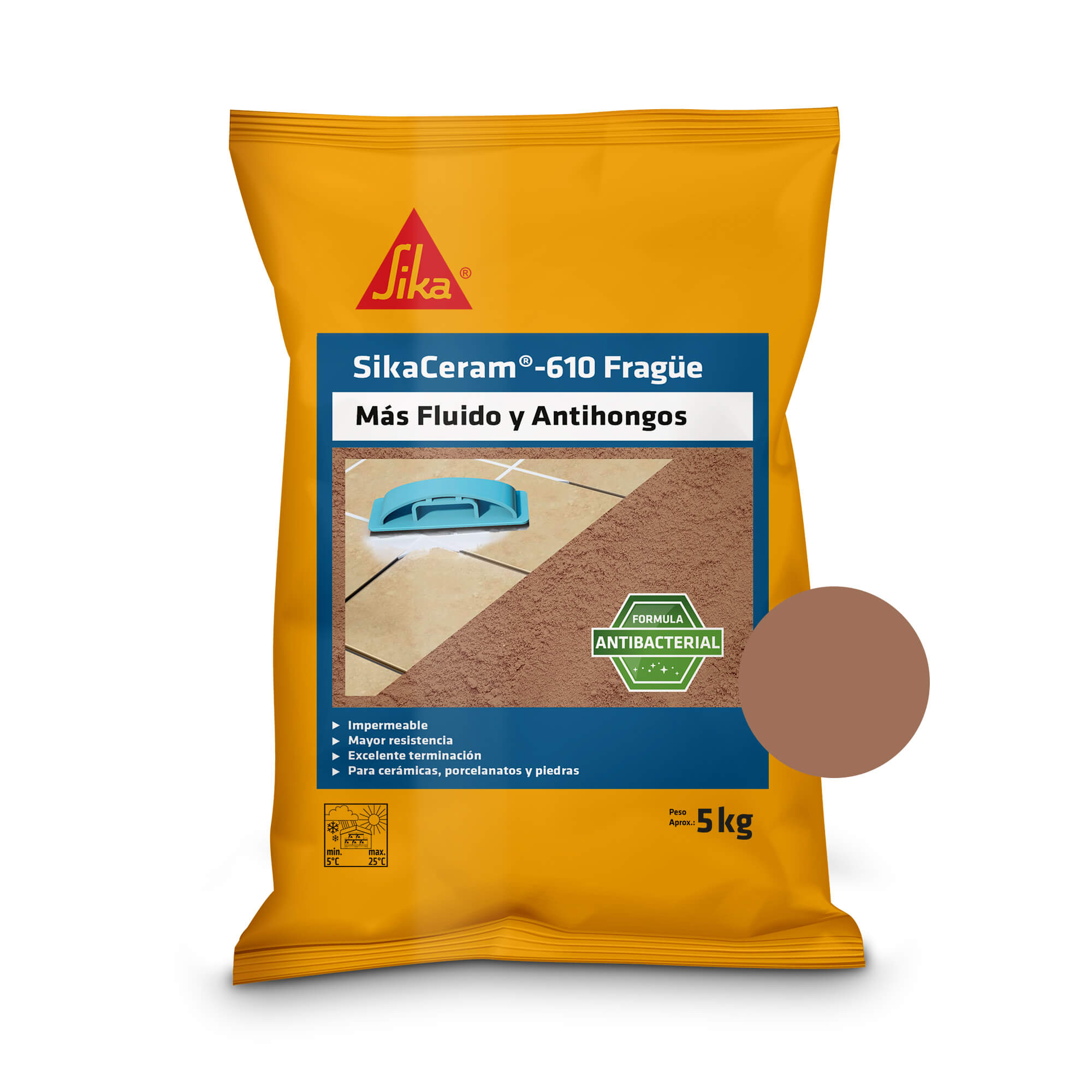 SIKA FRAGUE CAFE OSCURO X 5 KG