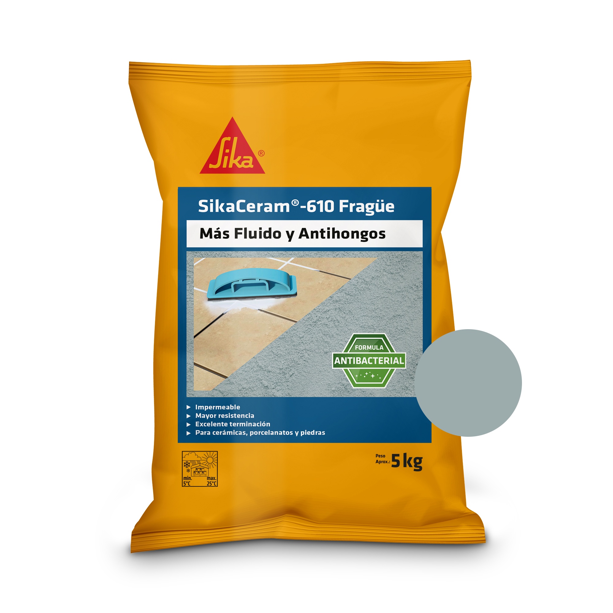 SIKA FRAGUE GREY GARZA X 5 KG