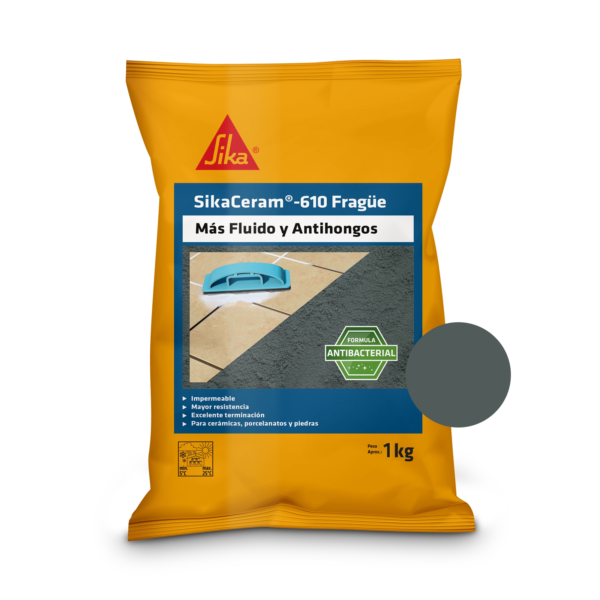 SIKA FRAGUE GRIS X 1 KG