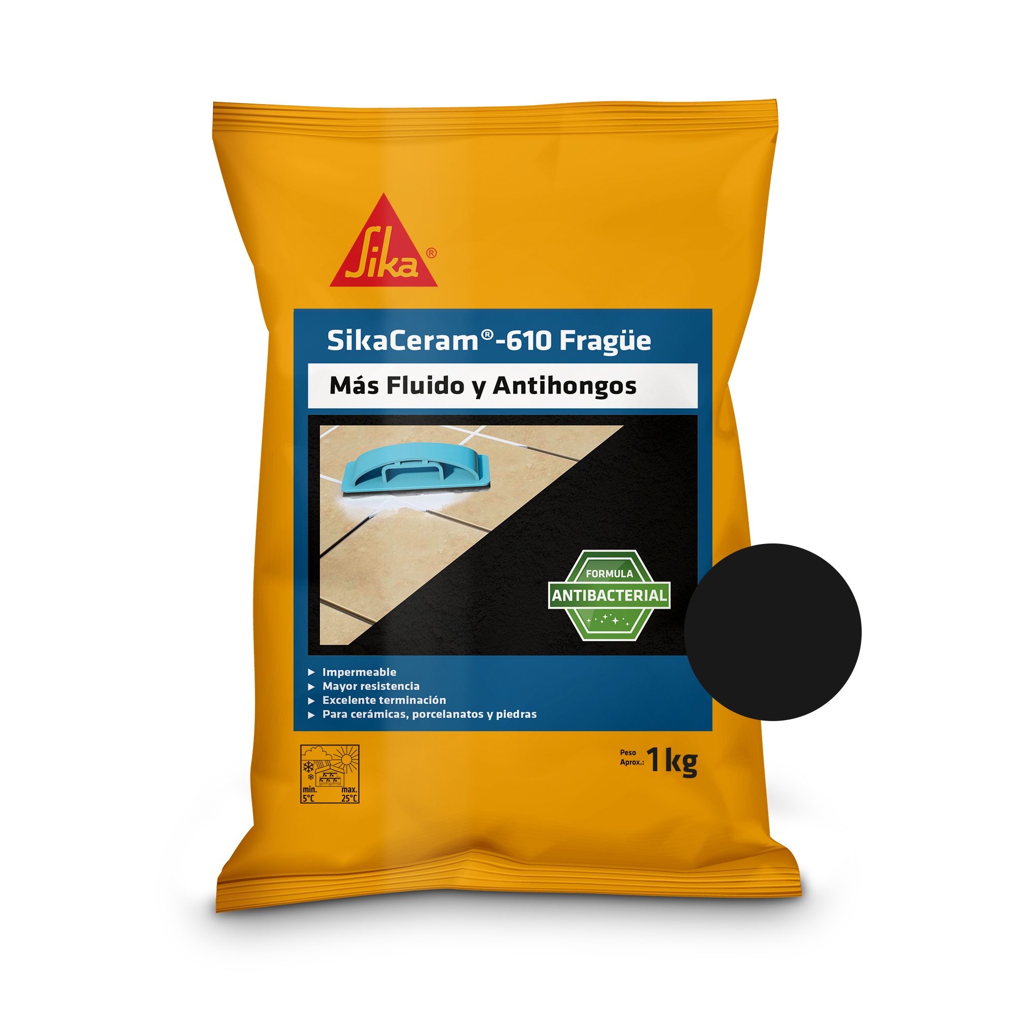 SIKA FRAGUE NEGRO X 1 KG