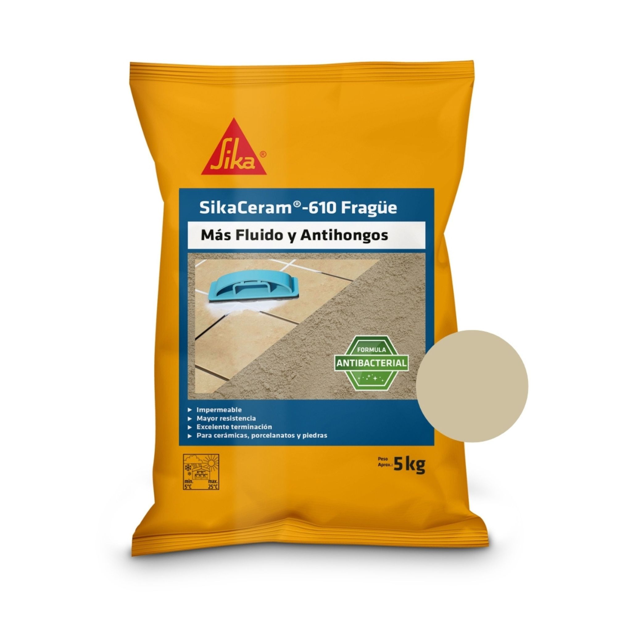 SIKA FRAGUE MARFIL X 5 KG