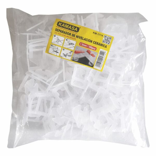 NIVELADORES PORCELANATO 1.0 MM 100 PCS