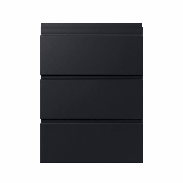 METAL SIDING NEGRO 3 TABLAS