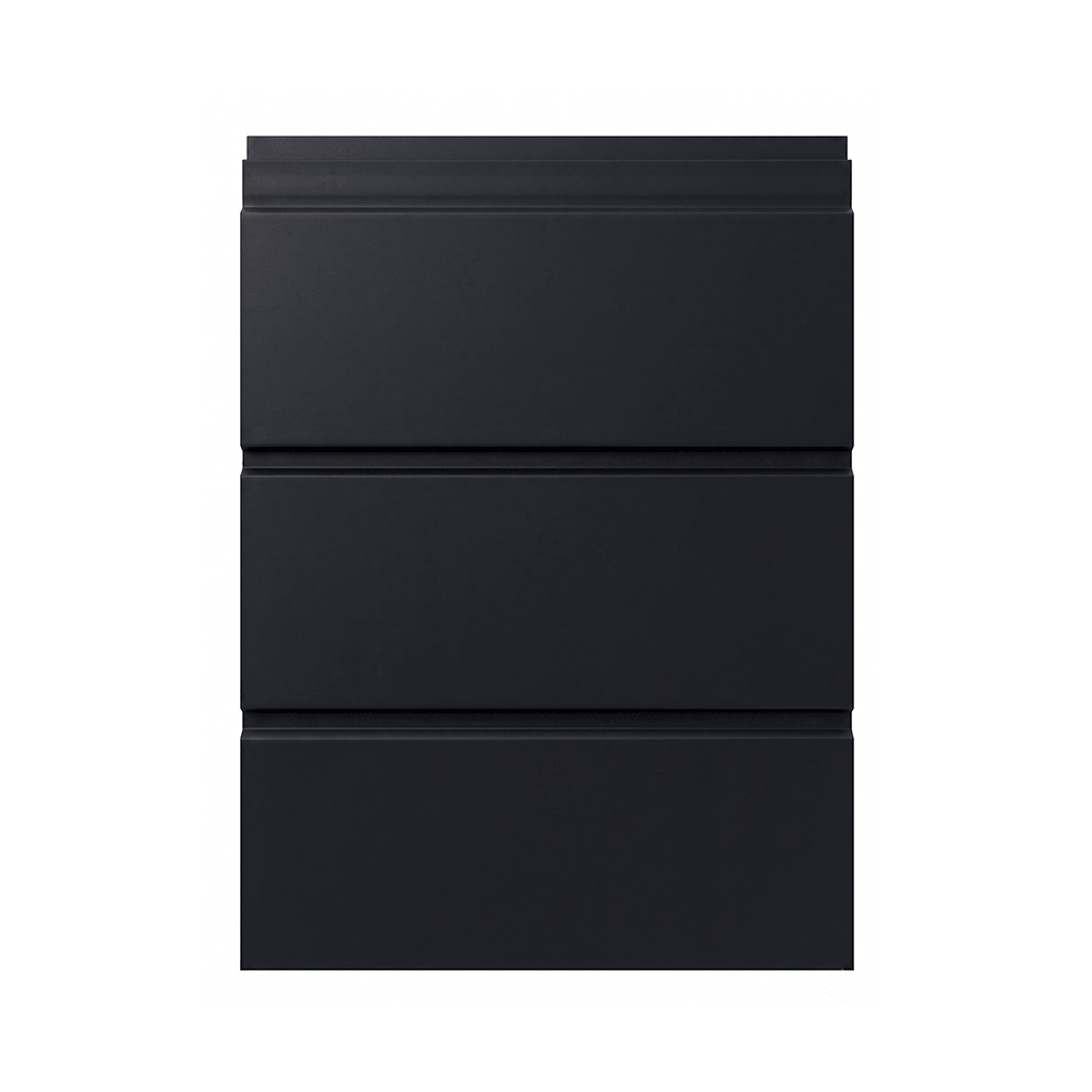 METAL SIDING NEGRO 3 TABLAS